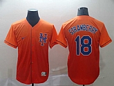 Mets 18 Darryl Strawberry Orange Drift Fashion Jersey,baseball caps,new era cap wholesale,wholesale hats